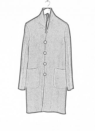 LABEL UNDER CONSTRUCTION men reversible coat herren mantel cardigan jacket 34FMCT43 WS91 SR 34975 cashmere silk cotton grey black hide m 1