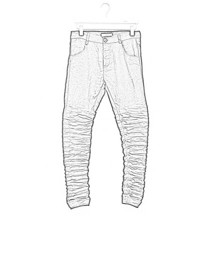 LAYER 0 men 5pocket pants 20 14 dark grey black linen plus hide m 1