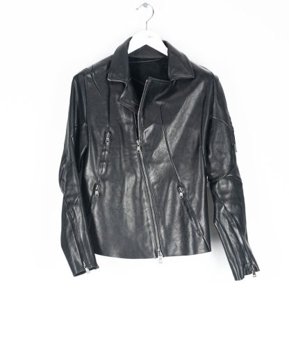 LEON EMANUEL BLANCK men distortion biker jacket herren jacke DIS BJ 01 horse leather black hide m 2