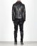 LEON EMANUEL BLANCK men distortion biker jacket herren jacke DIS BJ 01 horse leather black hide m 6