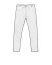 Label Under Construction FW18 men one cut pants cotton black hide m 1