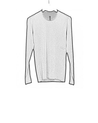 Label Under Construction FW18 men primary circle neck sweater cashmere black hide m 1