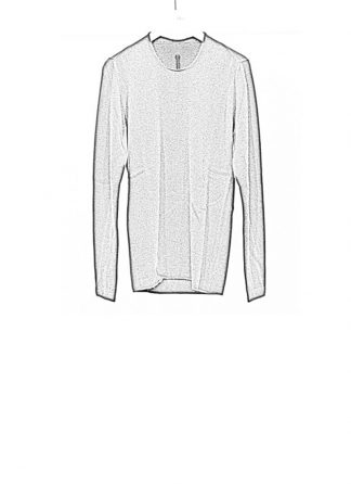 Label Under Construction FW18 men primary circle neck sweater wool dark grey hide m 1