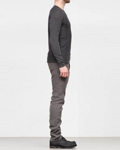 Label Under Construction SS19 men digital knit sweater cotton wool grey hide m 3