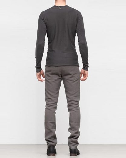 Label Under Construction SS19 men digital knit sweater cotton wool grey hide m 4