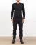 Label Under Construction SWEATER PUNCHED RAGLAN SWEATER CASHMERE SILK BLACK hide m 2