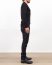 Label Under Construction SWEATER PUNCHED RAGLAN SWEATER CASHMERE SILK BLACK hide m 3
