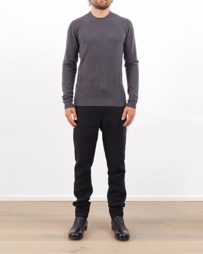 Label Under Construction SWEATER SKYLINE SWEATER CASHMERE GREY hide m 2