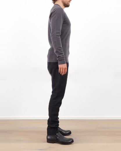 Label Under Construction SWEATER SKYLINE SWEATER CASHMERE GREY hide m 3
