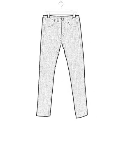 hide-m | LABEL UNDER CONSTRUCTION One Cut Pants, black, linen