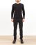 Label Under Construction zip seam seismograph sweater black cotton linen ss17 hide m 2