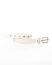 M.A MAURIZIO AMADEI men women cross studded q buckle med belt damen herren guertel EQ2C GR 3.0 cow leather 925 sterling silver white hide m 2
