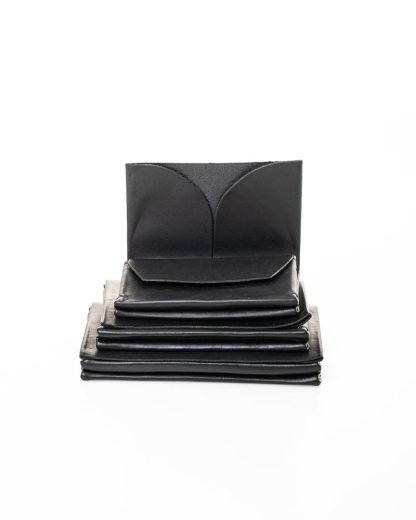 m.a maurizio amadei origami wallet W7 W8 W9 geldboerse portemonnaie vachetta cow leather VA 1.0 black hide m 3
