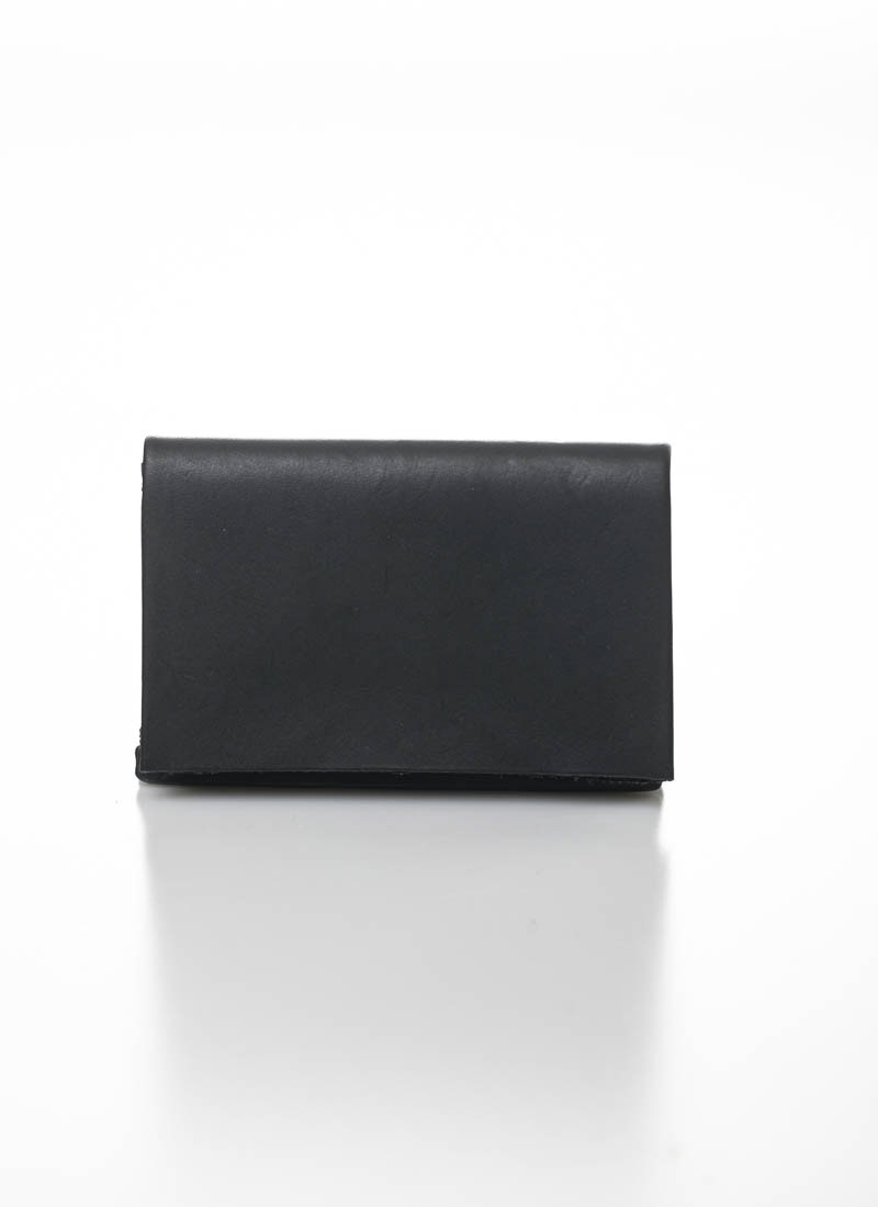 hide-m | M.A+ Maurizio Amadei Origami Wallet W9, black cow leather