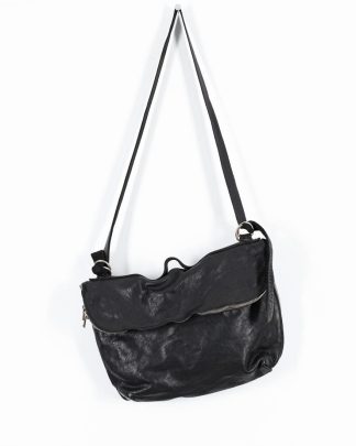GUIDI messenger shoulder bag M10 tasche soft horse full grain leather black hide m 2