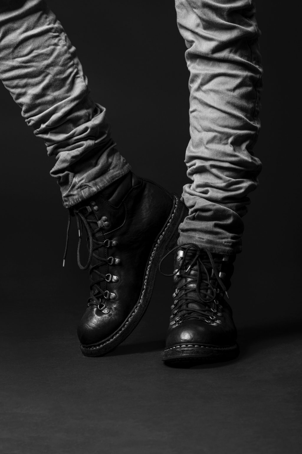 hidem GUIDI 19 Men Hiking Boot, black horse leather