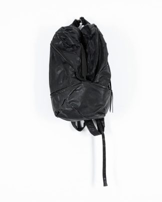 LEON EMANUEL BLANCK Distortion Stump Leg Backpack Bag Tasche Rucksack DIS SLBP 01 horse full grain leather black hide m 2