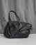 LEON EMANUEL BLANCK Distortion Weekender Bag Tasche DIS WEB 01 S wild alligator leather black hide m 3
