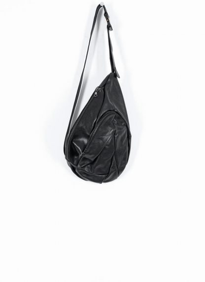 LEON EMANUEL BLANCK distortion dealer bag tasche DIS DB 01 L horse full grain leather black hide m 2