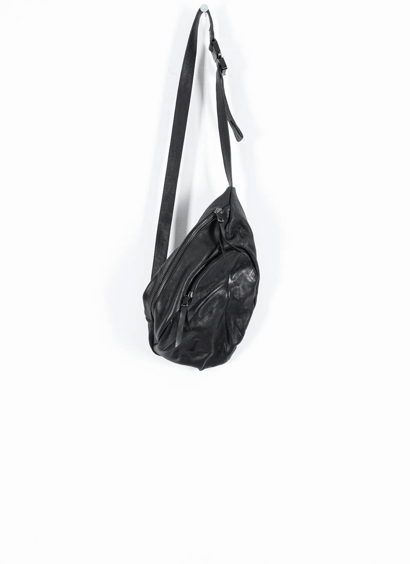 hide-m | LEON EMANUEL BLANCK Dealer Bag M, black horse leather