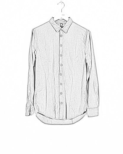 POEME BOHEMIEN fw1920 men button down shirt hemd regular fit SH 01 T602 70 cotton medium grey hide m 1