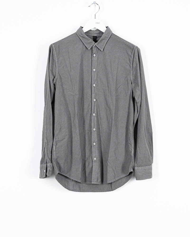 POEME BOHEMIEN fw1920 men button down shirt hemd regular fit SH 01 T602 70 cotton medium grey hide m 2 POEME BOHEMIEN fw1920 men button down shirt hemd regular fit SH 01 T602 70 cotton medium grey hide m 2
