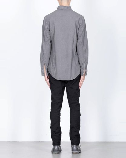 POEME BOHEMIEN fw1920 men button down shirt hemd regular fit SH 01 T602 70 cotton medium grey hide m 5