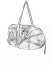 LEON EMANUEL BLANCK Distortion Weekender Bag Tasche DIS WEB 01 M horse full grain leather black hide m 1