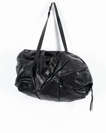 LEON EMANUEL BLANCK Distortion Weekender Bag Tasche DIS WEB 01 M horse full grain leather black hide m 2