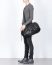 LEON EMANUEL BLANCK Distortion Weekender Bag Tasche DIS WEB 01 M horse full grain leather black hide m 5