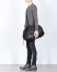 LEON EMANUEL BLANCK Distortion Weekender Bag Tasche DIS WEB 01 M horse full grain leather black hide m 6