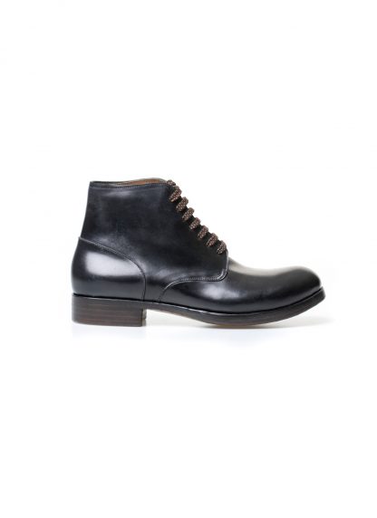 hide-m | M_MORIABC men boot AA_Dve, black horween cordovan leather