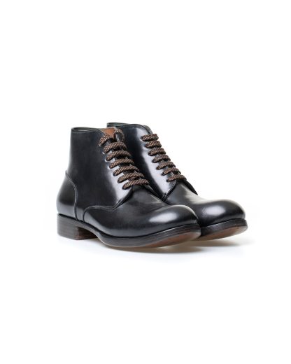 m moriabc maurizio altieri AA Dve goodyear hand welt men shoe boot herren schuh stiefel shell cordovan leather black hide m 4