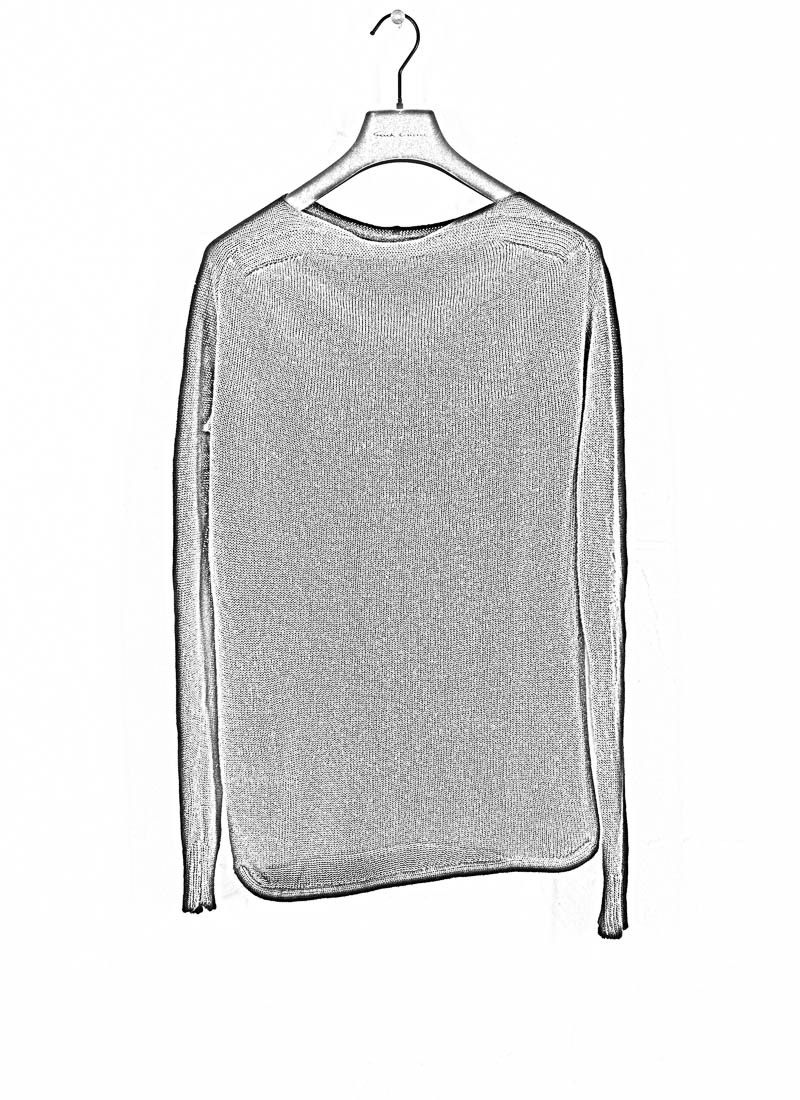boat neck blue sweater
