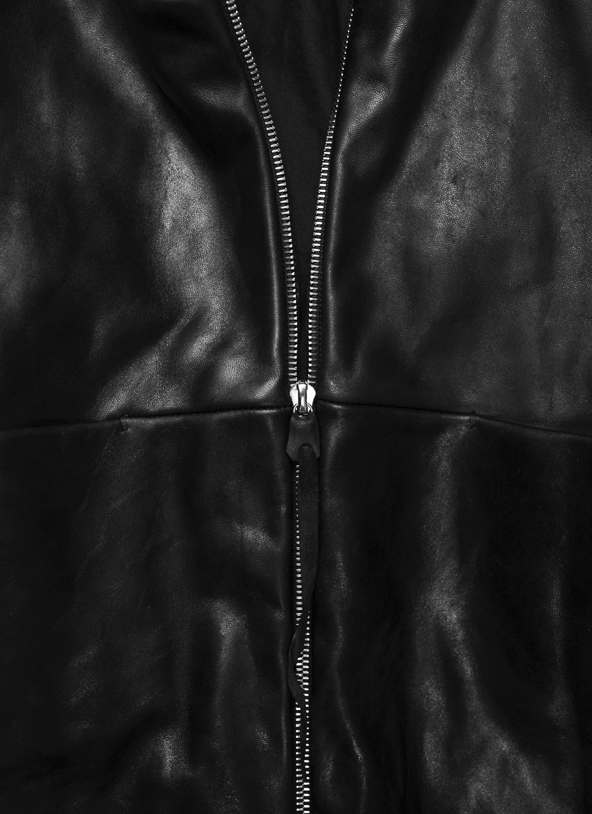 hide-m | m.a+ Relaxed Aviator Jacket J224HZ, black horse leather