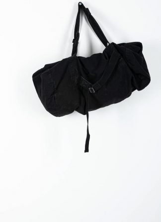 BORIS BIDJAN SABERI bag INFANTERY BAG1 F1944 cotton black hide m 2