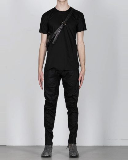 LEON EMANUEL BLANCK distortion dealer bag tasche DIS DB 01 M wild alligator leather black hide m 7