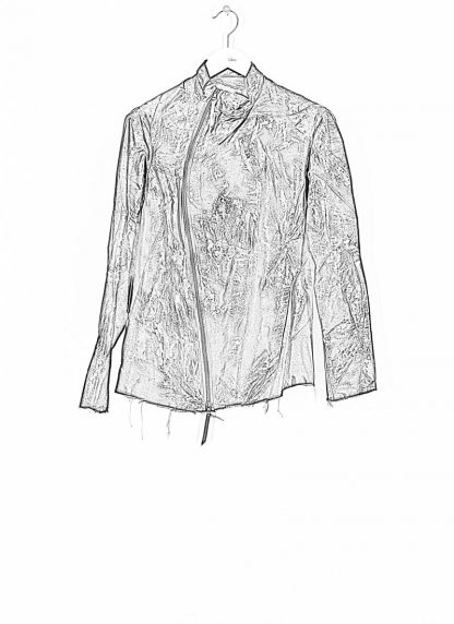 LEON EMANUEL BLANCK distortion fencing jacket DIS M FJ 01 herren jacke silk latex treatment black hide m 1