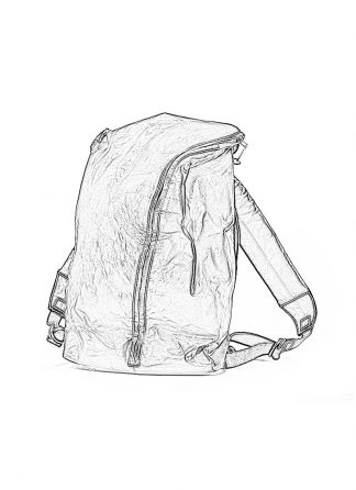 TAICHI MURAKAMI Backpack with Cotton Lining Rucksack bag tasche horse culatta leather black hide m 1