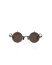 TAICHI MURAKAMI O Megane Flip glasses eyewear brille titan frame grey with brown lens hide m 2