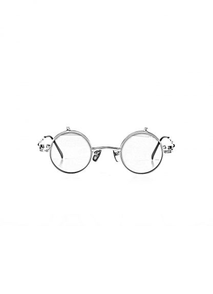 TAICHI MURAKAMI O Megane Flip glasses eyewear brille titan frame silver with dark grey lens hide m 1 1