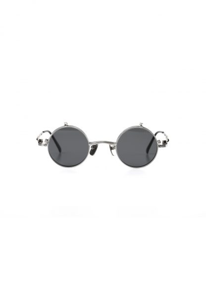 TAICHI MURAKAMI O Megane Flip glasses eyewear brille titan frame silver with dark grey lens hide m 2
