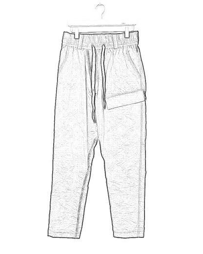 TAICHI MURAKAMI ss20 men Cargo LC Pants herren hose zimbabwe cotton steel black hide m 1