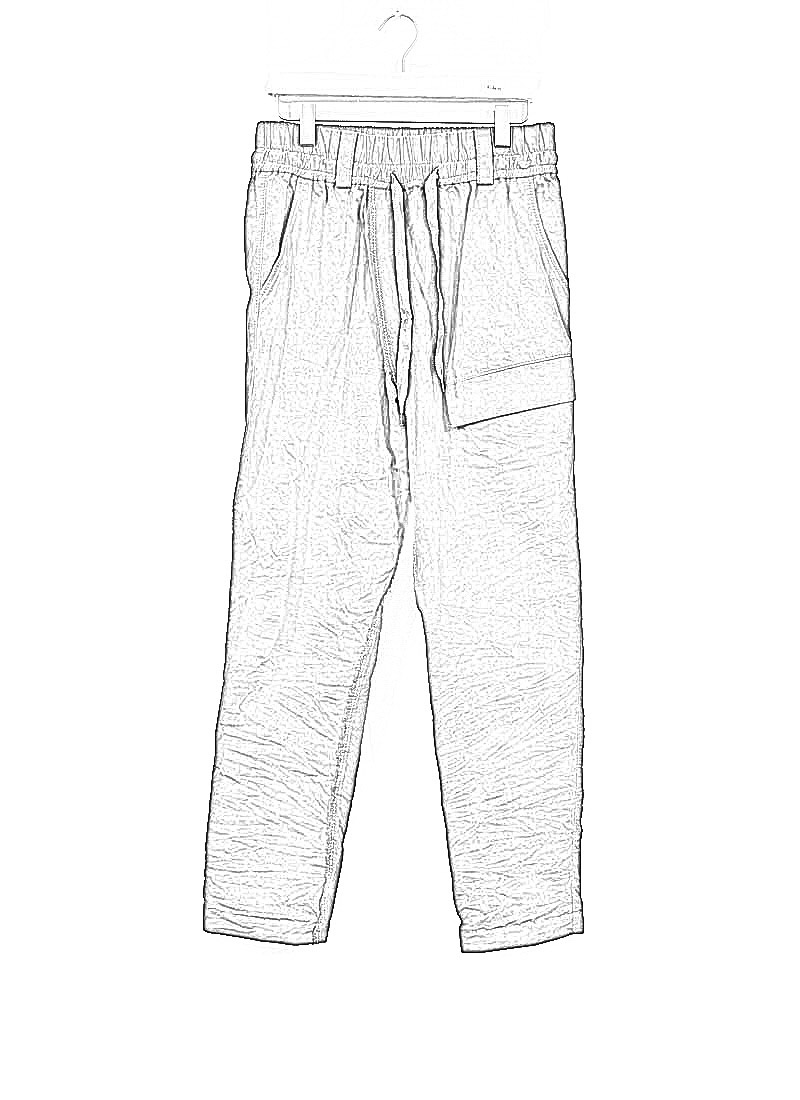 hide-m | TAICHI MURAKAMI Cargo L/C Pants, dark grey cotton