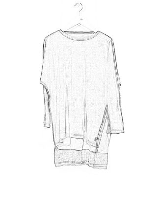 TAICHI MURAKAMI ss20 men Pattern Long Sleeve T Shirt knitted herren tee cotton dark grey hide m 1