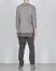 TAICHI MURAKAMI ss20 men Pattern Long Sleeve T Shirt knitted herren tee cotton dark grey hide m 5