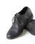 ADICIANNOVEVENTITRE A1923 AUGUSTA men 033N handmade goodyear derby shoe herren schuh kudu leather black hide m 5