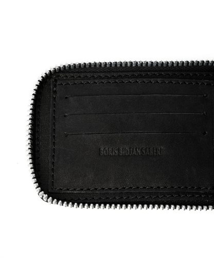 BORIS BIDJAN SABERI wallet WALLET2, black horse leather exclusively