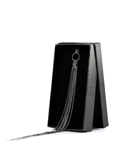 CHIN TEO earrings ohrring ohrstecker stecker multi chains long jewelry jewellery schmuck sterling silver 925 hide m 2