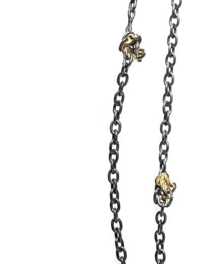 CHIN TEO necklace kette gold knots chain jewelry jewellery schmuck sterling silver 925 18k gold hide m 2